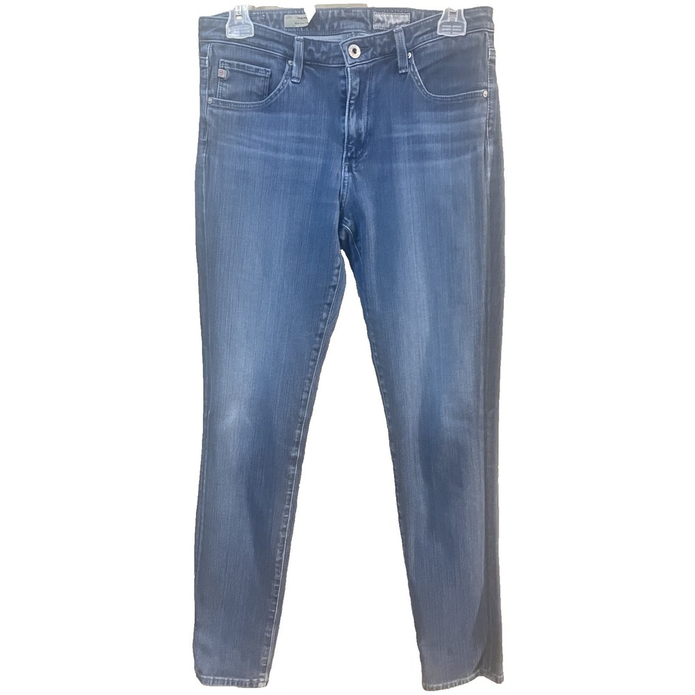 AG Adriano Goldschmied Prima Jeans Women's 29 Mid Rise Cigarette Contour 360 USA